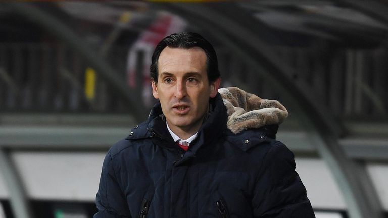 Unai Emery says Arsenal need to control their frustration after Alexandre Lacazette's sending off against BATE