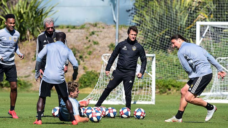 Zlatan Ibrahimovic and Guillermo Barros Schelotto