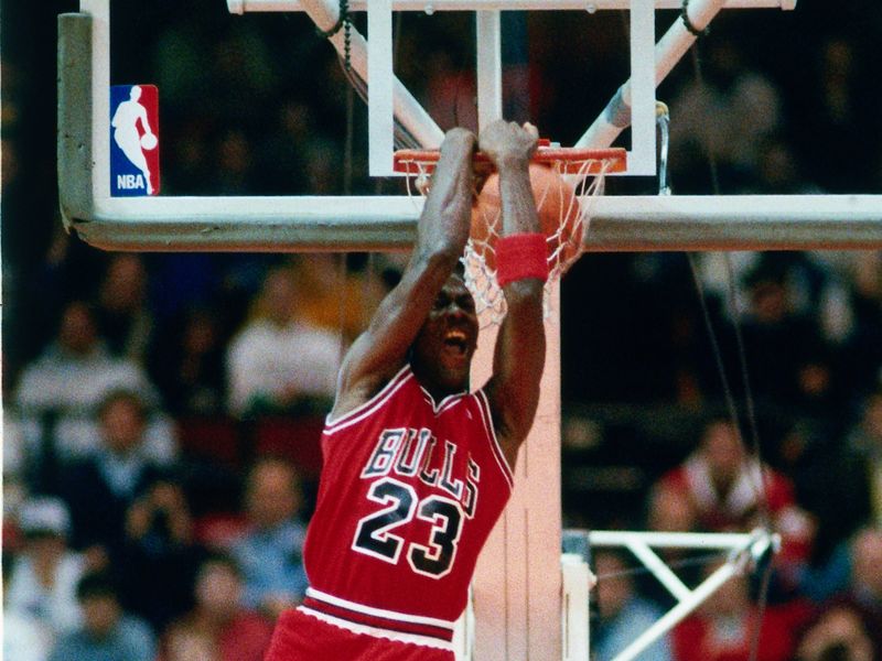 Michael Jordan MJ Dunk SLAM NBA Fan T Shirt