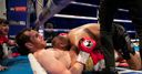 Price bitten as opponent is DQ'd