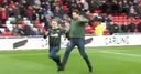 WATCH: Plymouth fan takes a tumble WATCH: Plymouth fan takes a tumble