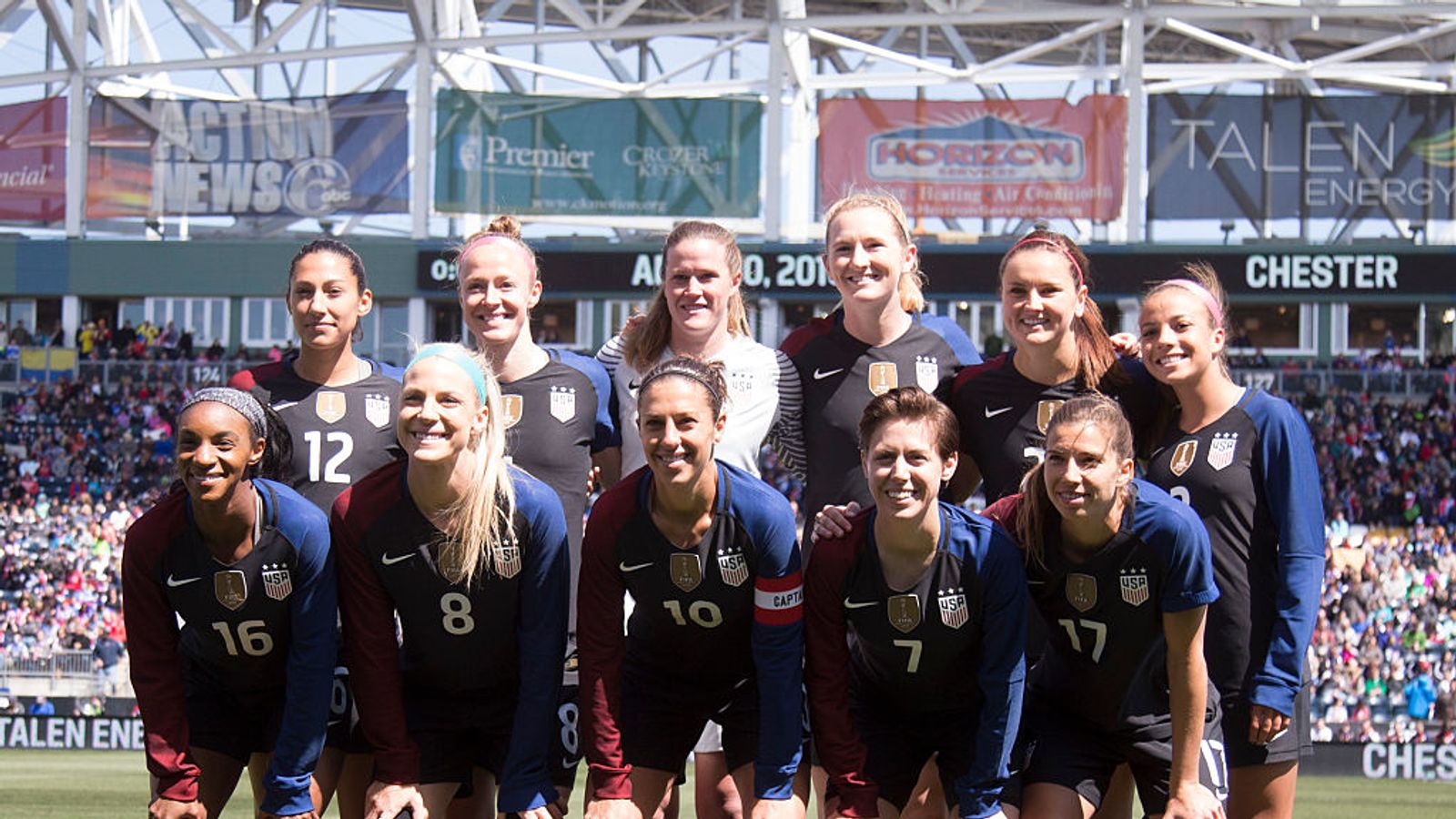 US women's football team earns key ruling in favour in lawsuit against  federation for equal pay