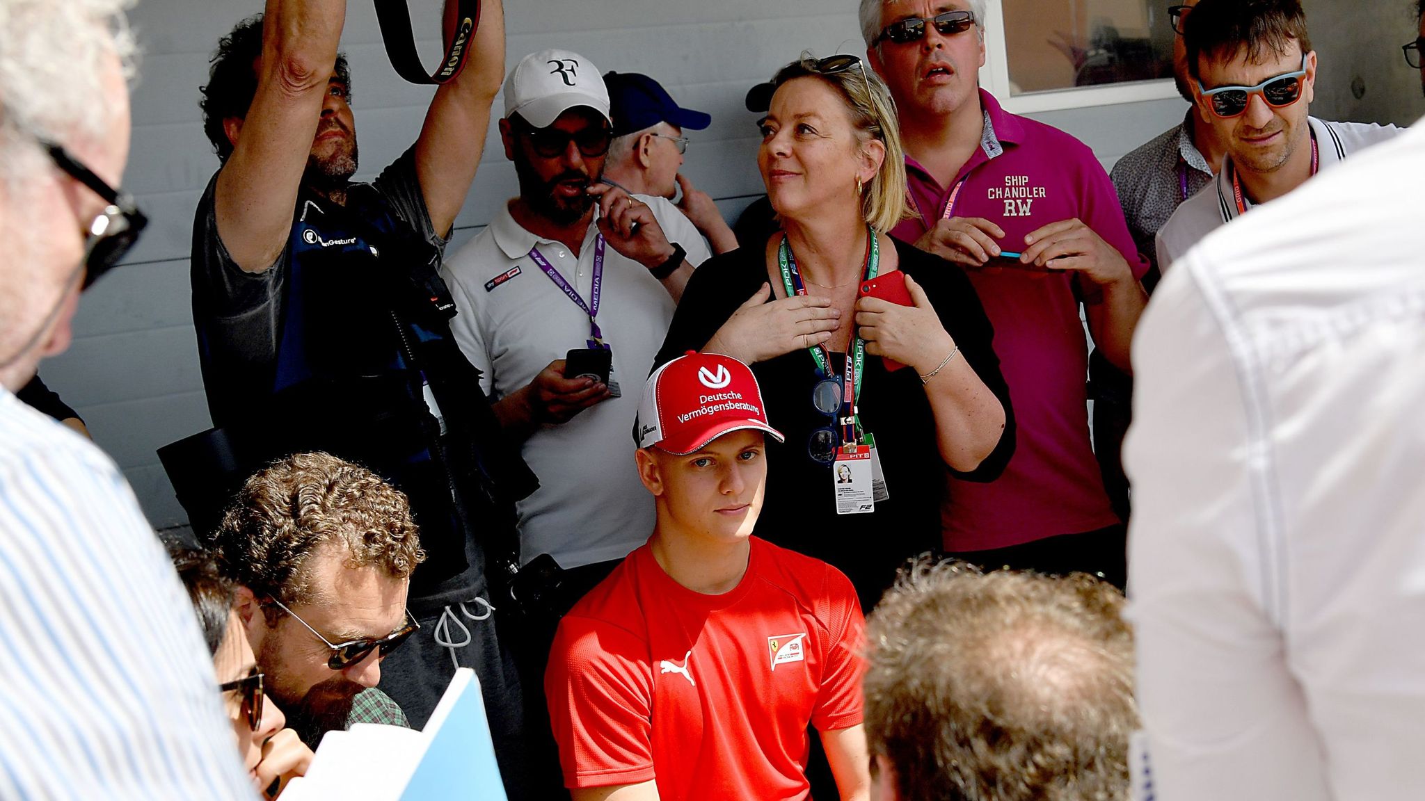 mick schumacher and sebastian vettel
