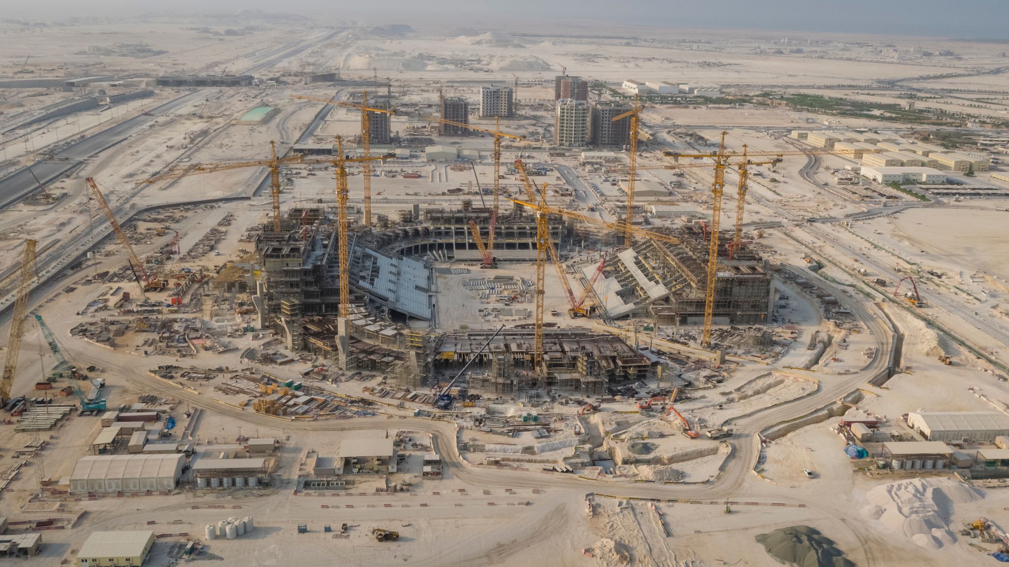 Qatar 2022 chairman says progress made despite 'high number' of deaths