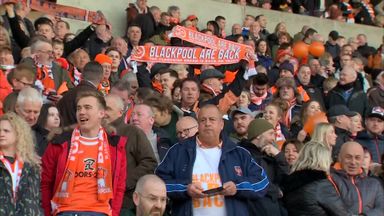 Blackpool fans' emotional return