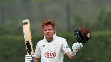 Ollie Pope hit an unbeaten 183, his sixth first-class century
