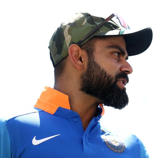 India wear army camouflage caps