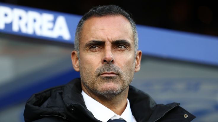 Reading manager Jose Gomes during the game against QPR