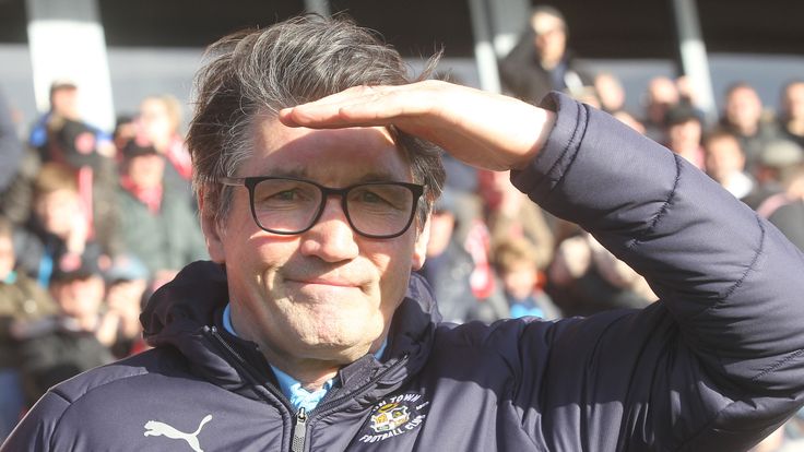 Mick Harford, caretaker manager of Luton