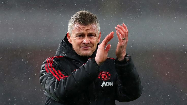 Ole Gunnar Solskjaer during Manchester United's defeat to Arsenal
