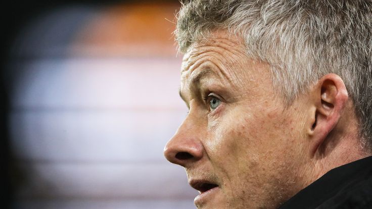 Ole Gunnar Solskjaer during the FA Cup, Quarter Final match between Wolves and Manchester United at Molineux on March 16, 2019
