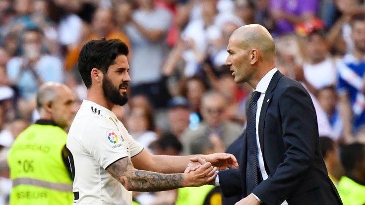 Zinedine Zidane turned to some familiar faces in his first game back in charge of Real Madrid