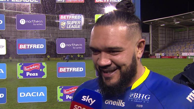 Ben Murdoch-Masila said Warrington's impressive performance in their win over Castleford came after they were left 