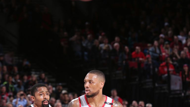 Damian Lillard takes on Spencer Dinwiddie