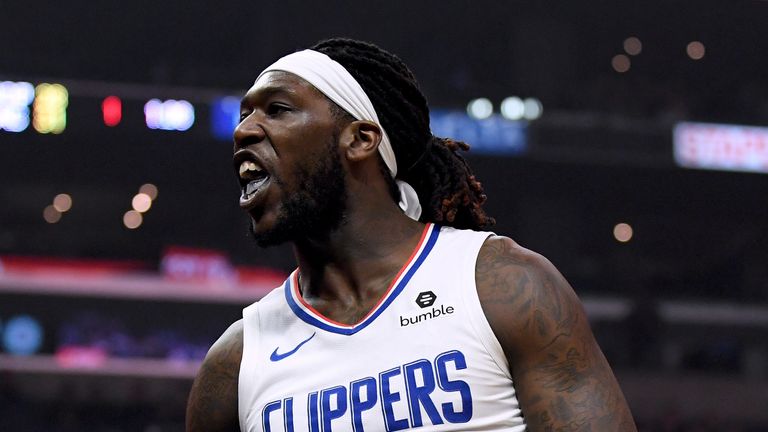 Montrezl Harrell celebrates another Clippers win