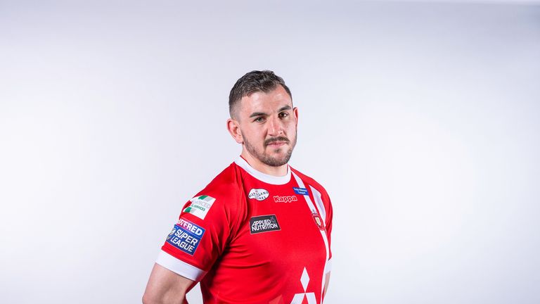 Picture by Allan McKenzie/SWpix.com - 17/01/2019 - Rugby League - Super League - Salford Media Day Headshots - The University of Salford, Media City, Salford, England - Adam Walker.