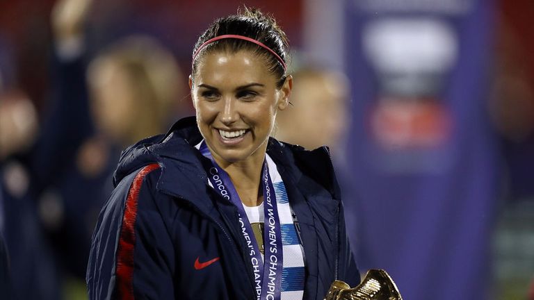 US women's team co-captain Alex Morgan spke of the players pride to wear the National jersey 
