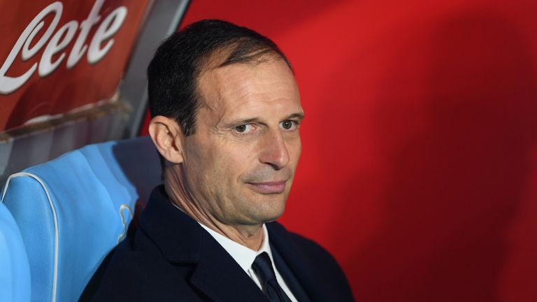 Juventus boss Massimiliano Allegri 