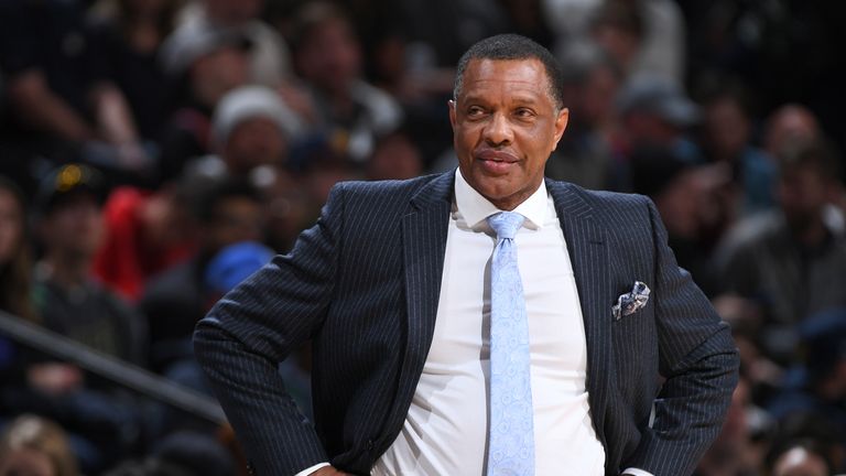 Head Coach Alvin Gentry of the New Orleans Pelicans looks on during the game against the Denver Nuggets on March 2, 2019 at the Pepsi Center in Denver, Colorado.