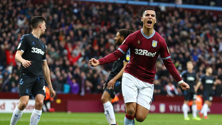 Aston Villa's Anwar El Ghazi