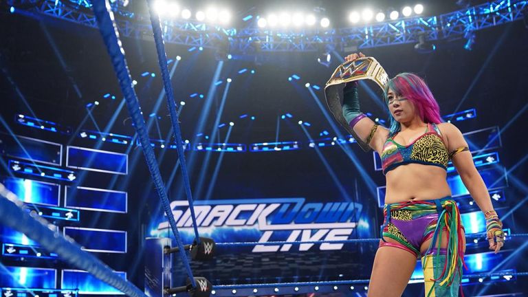 Asuka made an impromptu defence of the SmackDown women's title on last night's show