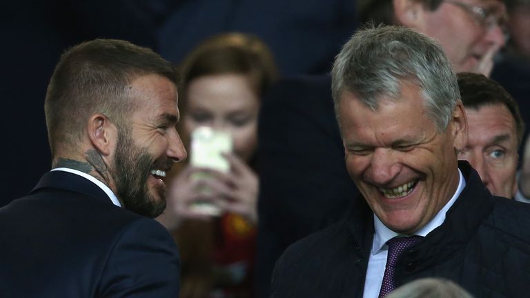 Beckham says he has sought advice from David Gill