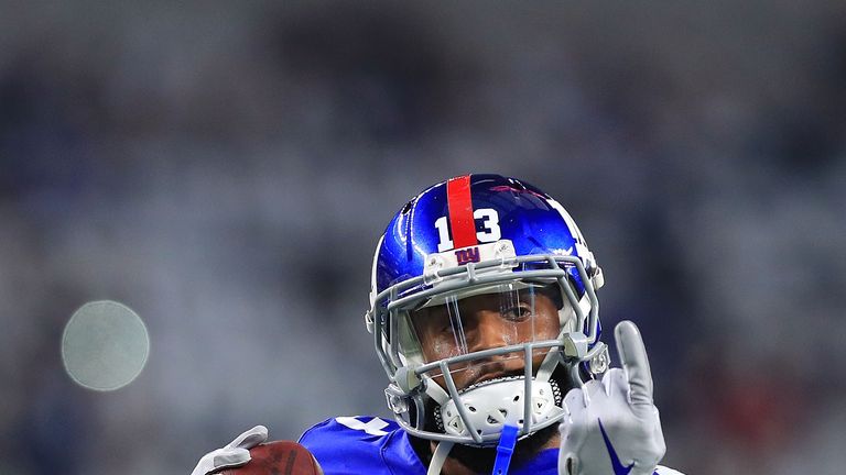 Odell Beckham Jr at AT&T Stadium on September 16, 2018 in Arlington, Texas.