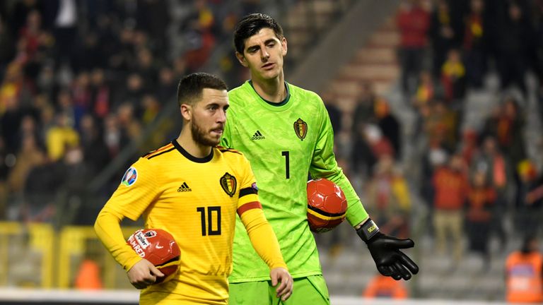 Belgium recovered from Thibaut Courtois' huge blunder to beat Russia