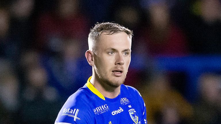 Picture by Allan McKenzie/SWpix.com - 07/03/2019 - Rugby League - Betfred Super League - Warrington Wolves v Castleford Tigers - Halliwell Jones Stadium, Warrington, England - Ben Currie.