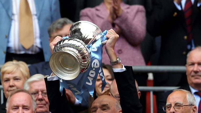 LONDON, ENGLAND - MAY 14: during the FA Cup sponsored by E.ON Final match between Manchester City and Stoke City at Wembley Stadium on May 14, 2011 in London, England. (Photo by Alex Livesey/Getty Images) 