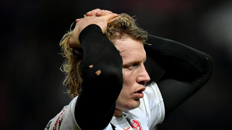 The defeat was a damaging one for Billy Twelvetrees and co on the Gloucester side