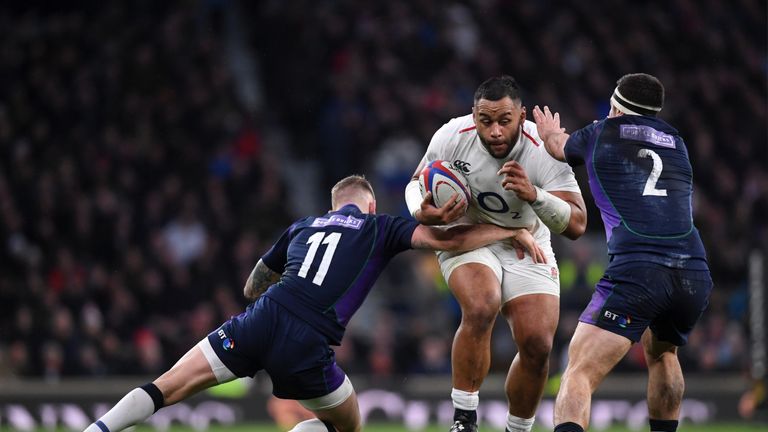 England's Billy Vunipola faces Scotland 