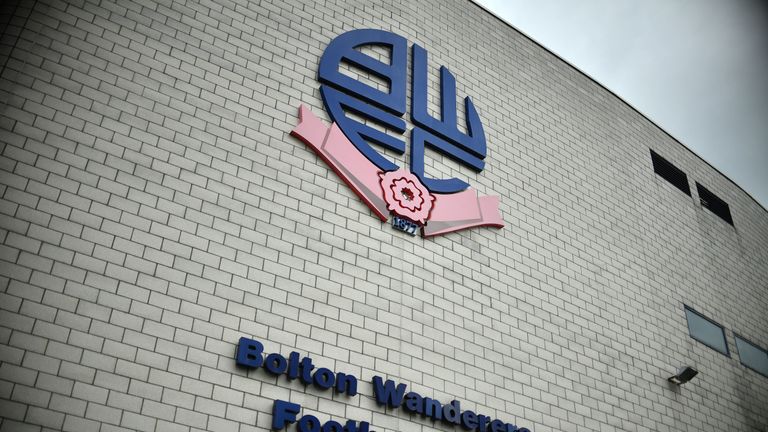 General view of the Macron Stadium's exterior before the pre-season match in 2017