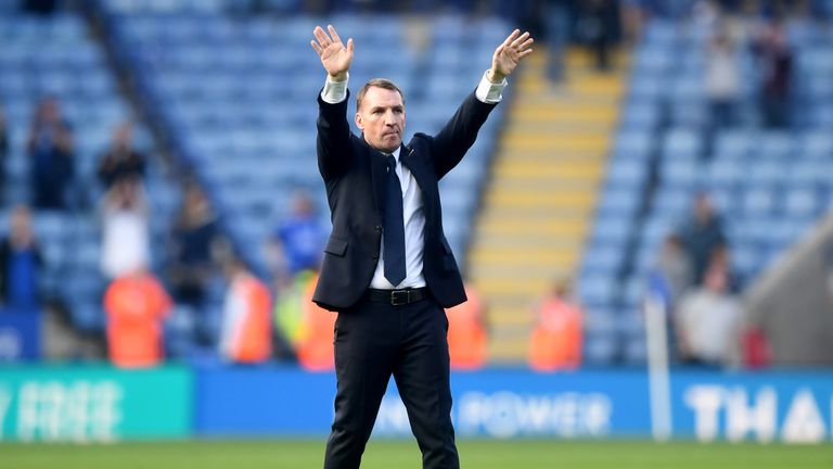 Rodgers has won three games in a row after defeat in his opening game to Watford