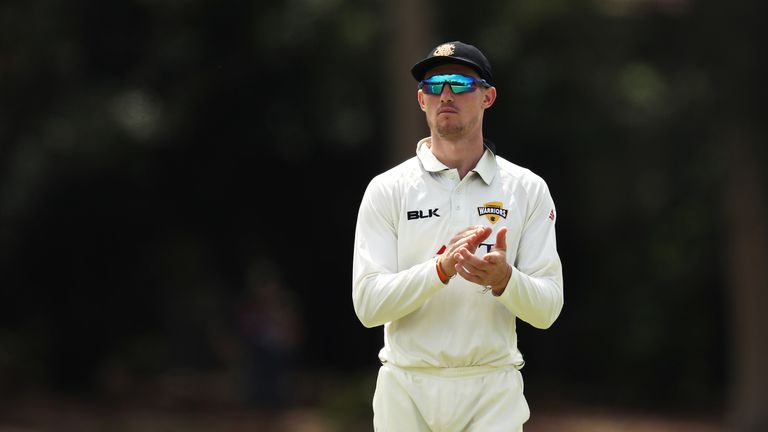 Cameron Bancroft of Western Australia fields during day three of the Sheffield Shield match between New South Wales and Western Australia at Bankstown Oval on February 25, 2019 in Sydney, Australia.