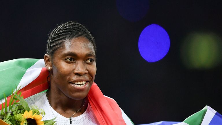 Caster Semenya has two Olympic gold medals and three world titles