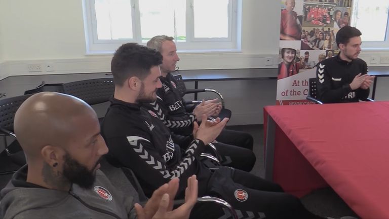 Lee Bowyer, Johnnie Jackson, Josh Parker, Charlton Athletic poetry competition