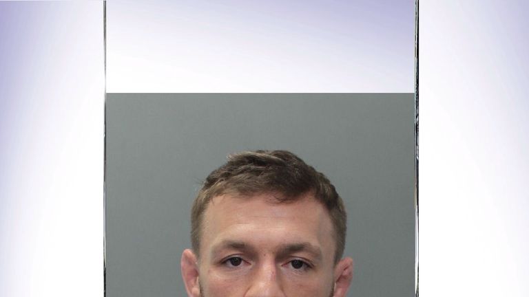 Conor McGregor was arrested in south Florida (Courtesy of Miami Beach police)