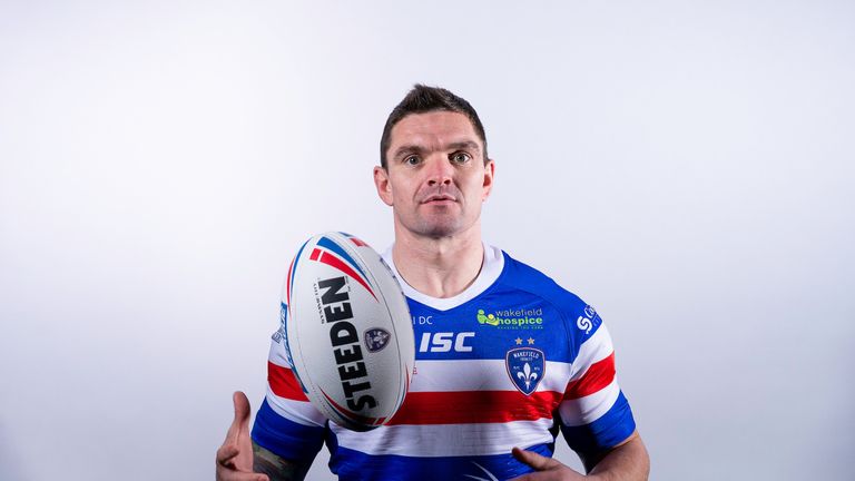 Picture by Allan McKenzie/SWpix.com - 10/01/2019 - Rugby League - Super League - Wakefield Media Day Headshots - The Mobile Rocket Stadium, Wakefield, England - Danny Brough.