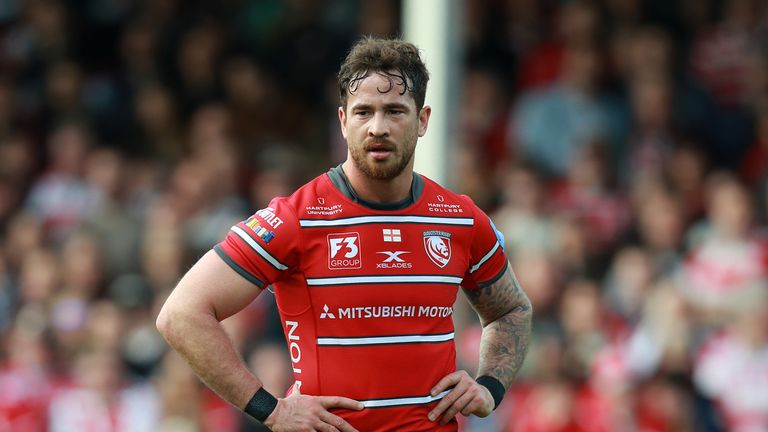 Danny Cipriani of Gloucester looks on during the Gallagher Premiership Rugby match between Gloucester Rugby and Wasps at Kingsholm Stadium on March 23, 2019 in Gloucester, United Kingdom