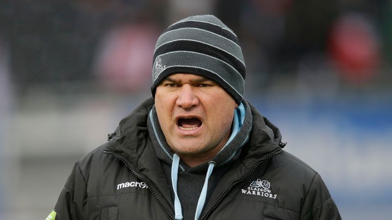 Dave Rennie, head coach of Glasgow Warriors before the Champions Cup match between Saracens and Glasgow Warriors at Allianz Park on January 19, 2019 in Barnet, United Kingdom