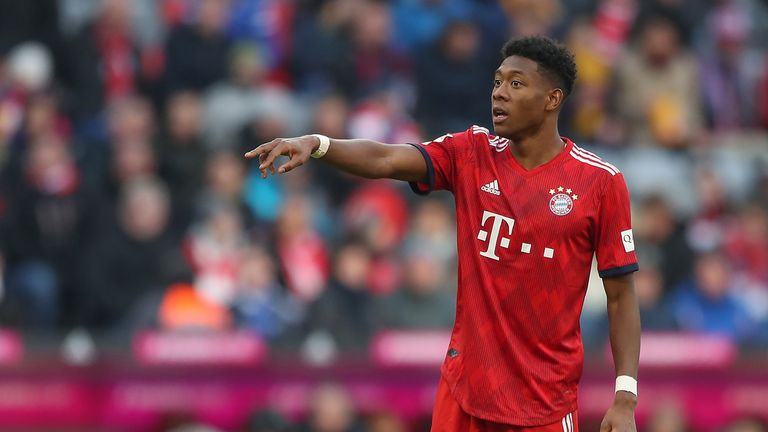 David Alaba is set to start against Liverpool