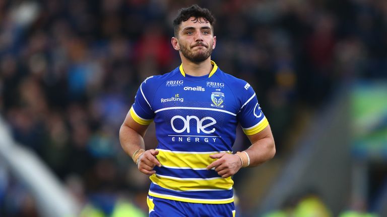 09/02/2019 - Rugby League - Betfred Super League - Warrington Wolves v Hull KR - Halliwell Jones Stadium, Warrington, England - Warrington's Declan Patton.