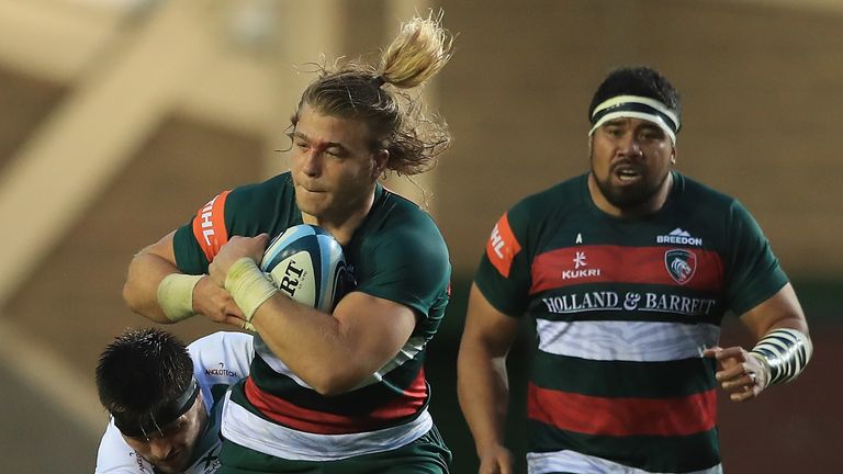 Denton was injured while playing for Leicester Tigers