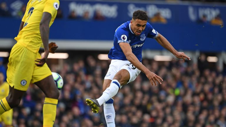 Calvert-Lewin is hoping to make Everton's centre-forward spot his own
