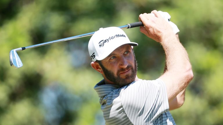 Dustin Johnson during the third round of the Valspar Championship