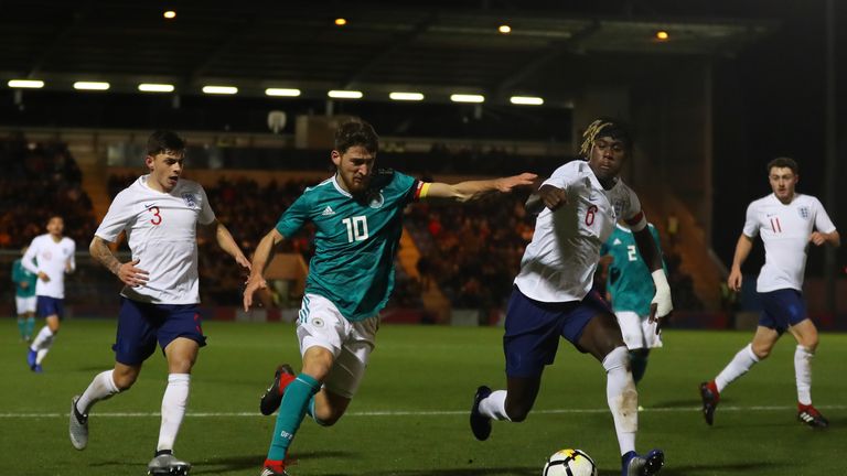 England U21 v Germany

