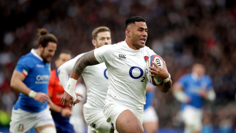 Manu Tuilagi led the charge for Eddie Jones' side