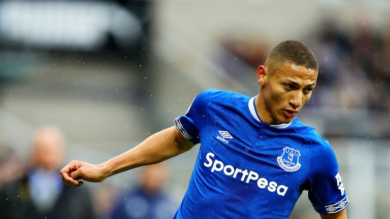 Everton forward Richarlison is in line to feature against Chelsea