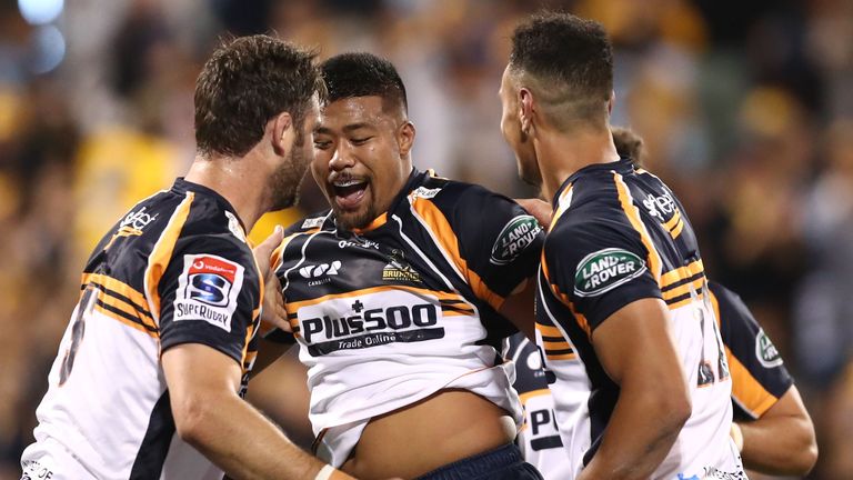 Folau Fainga'a scored a brace for the Brumbies